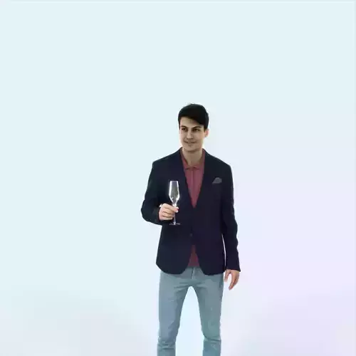 Prime 05I Champagne Glass Casual Man