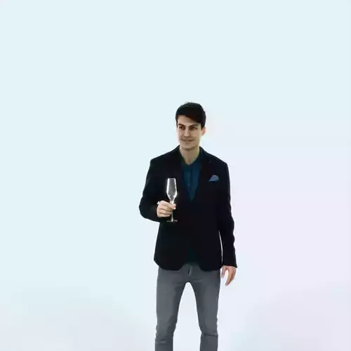 Prime 05C Champagne Glass Casual Man