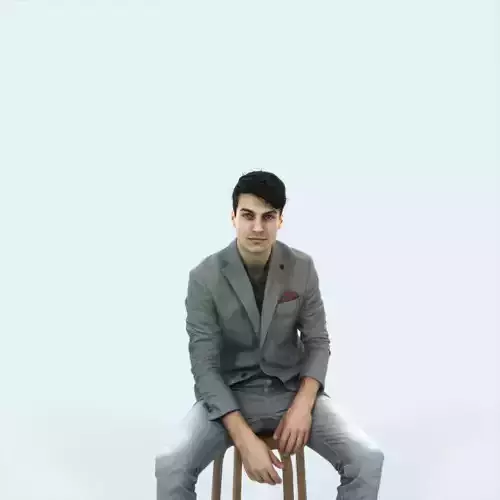 Prime 10L Listening Sitting Casual Man