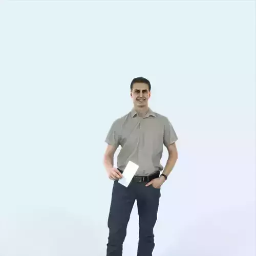 Romance 01F Holding Casual Man