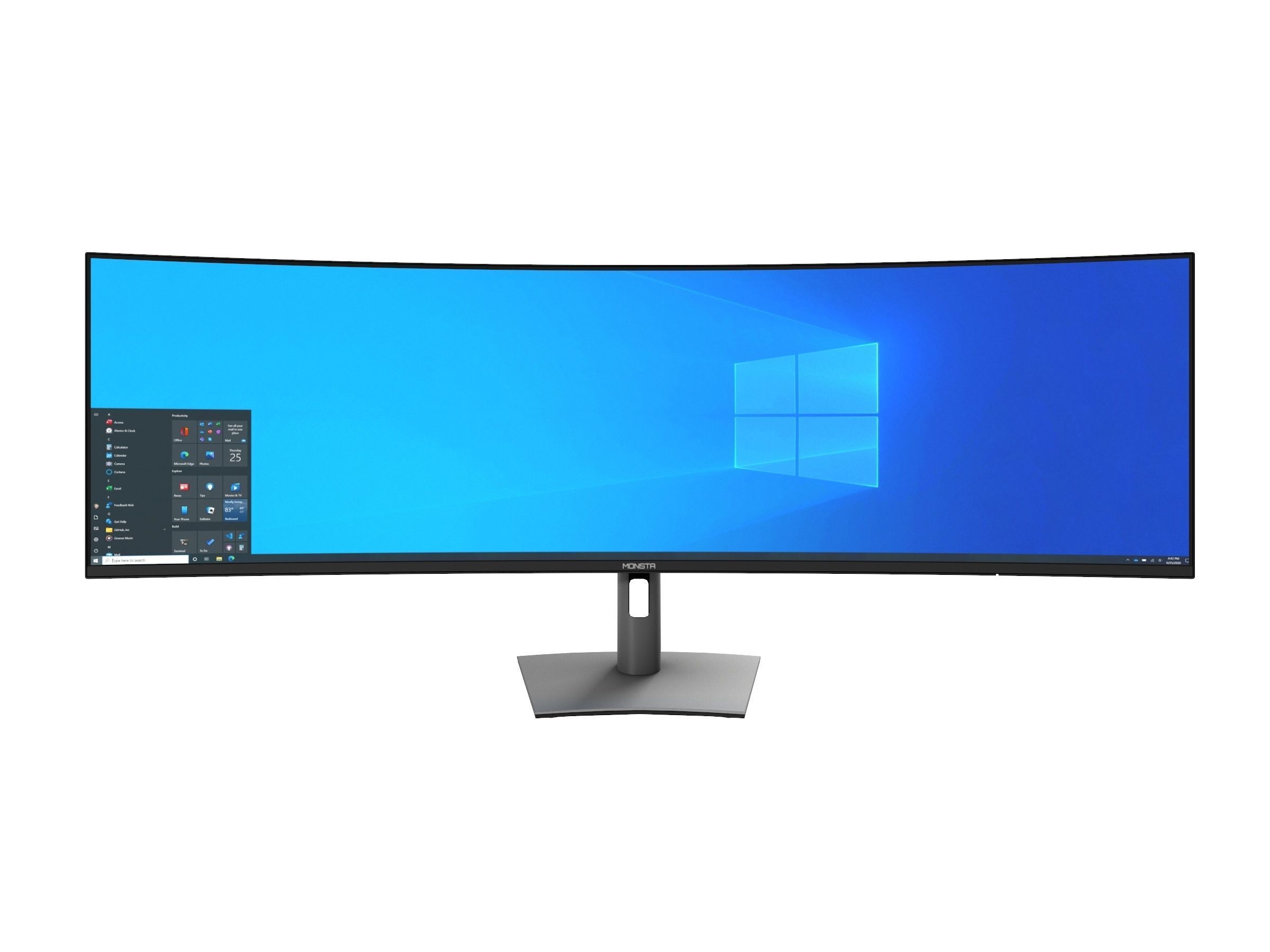 Dell UltraSharp 49 inch curved monitor U4924DW Low-poly 3D model_6