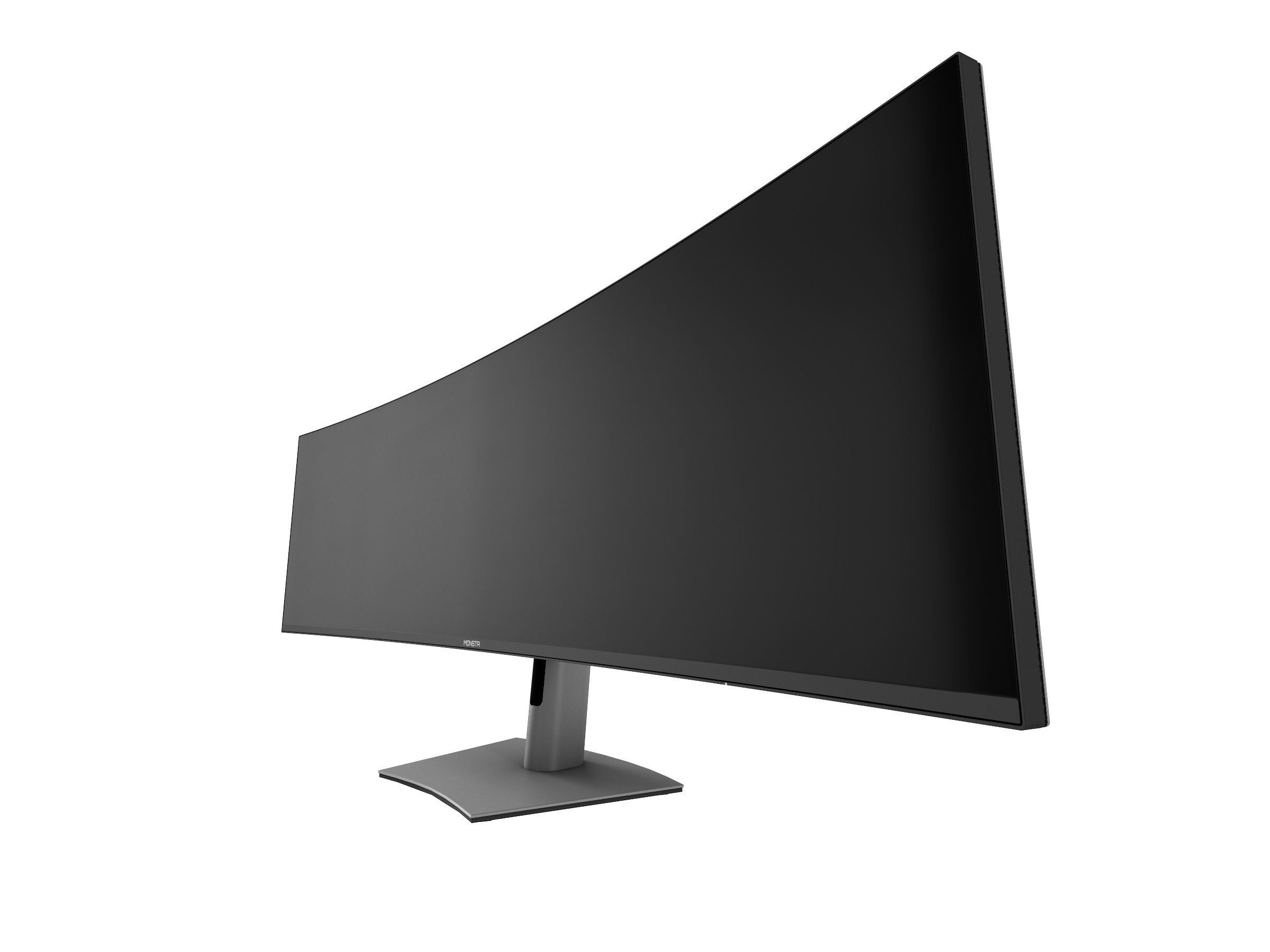 Dell UltraSharp 49 inch curved monitor U4924DW Low-poly 3D model_1