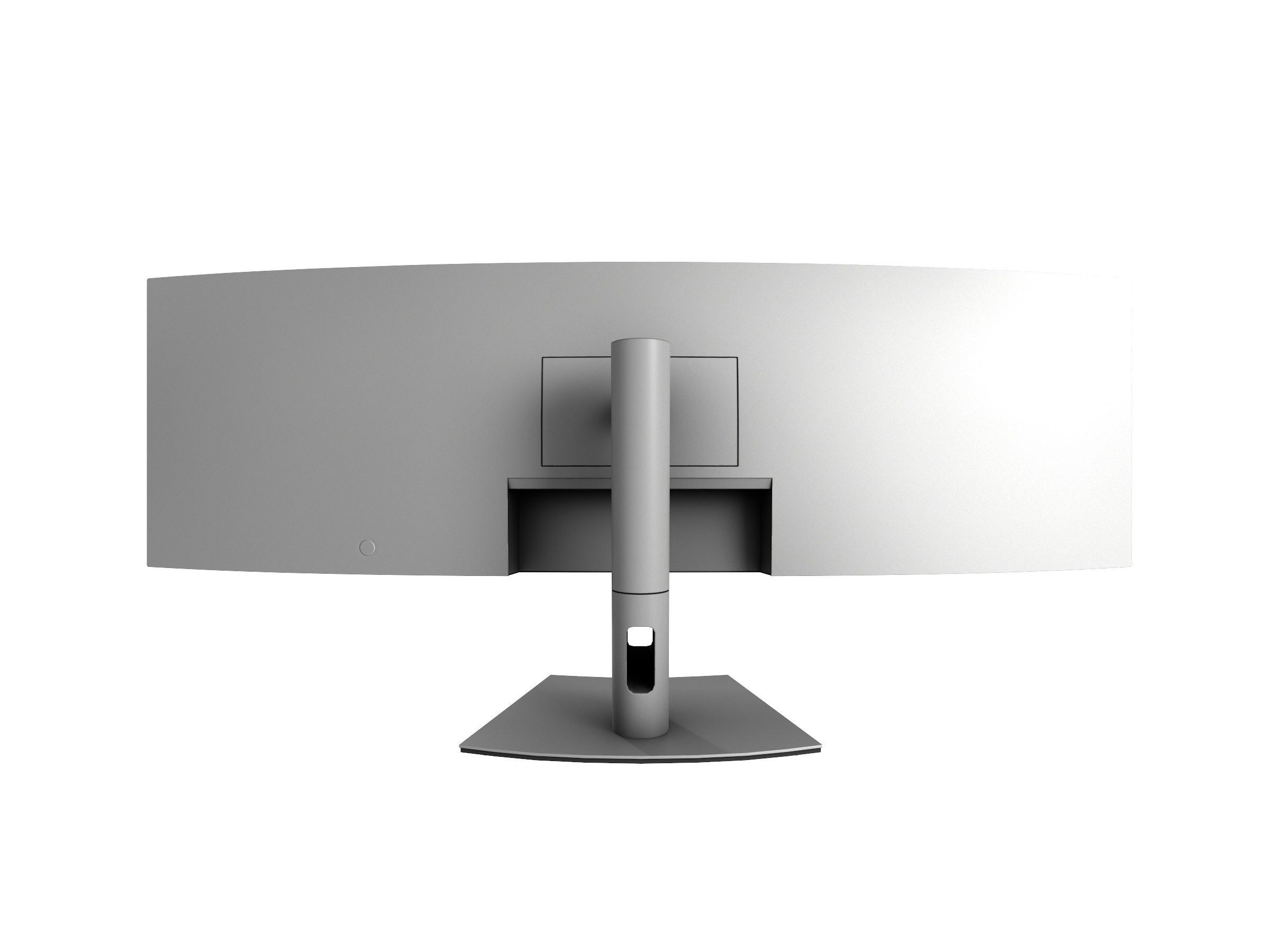 Dell UltraSharp 49 inch curved monitor U4924DW Low-poly 3D model_2