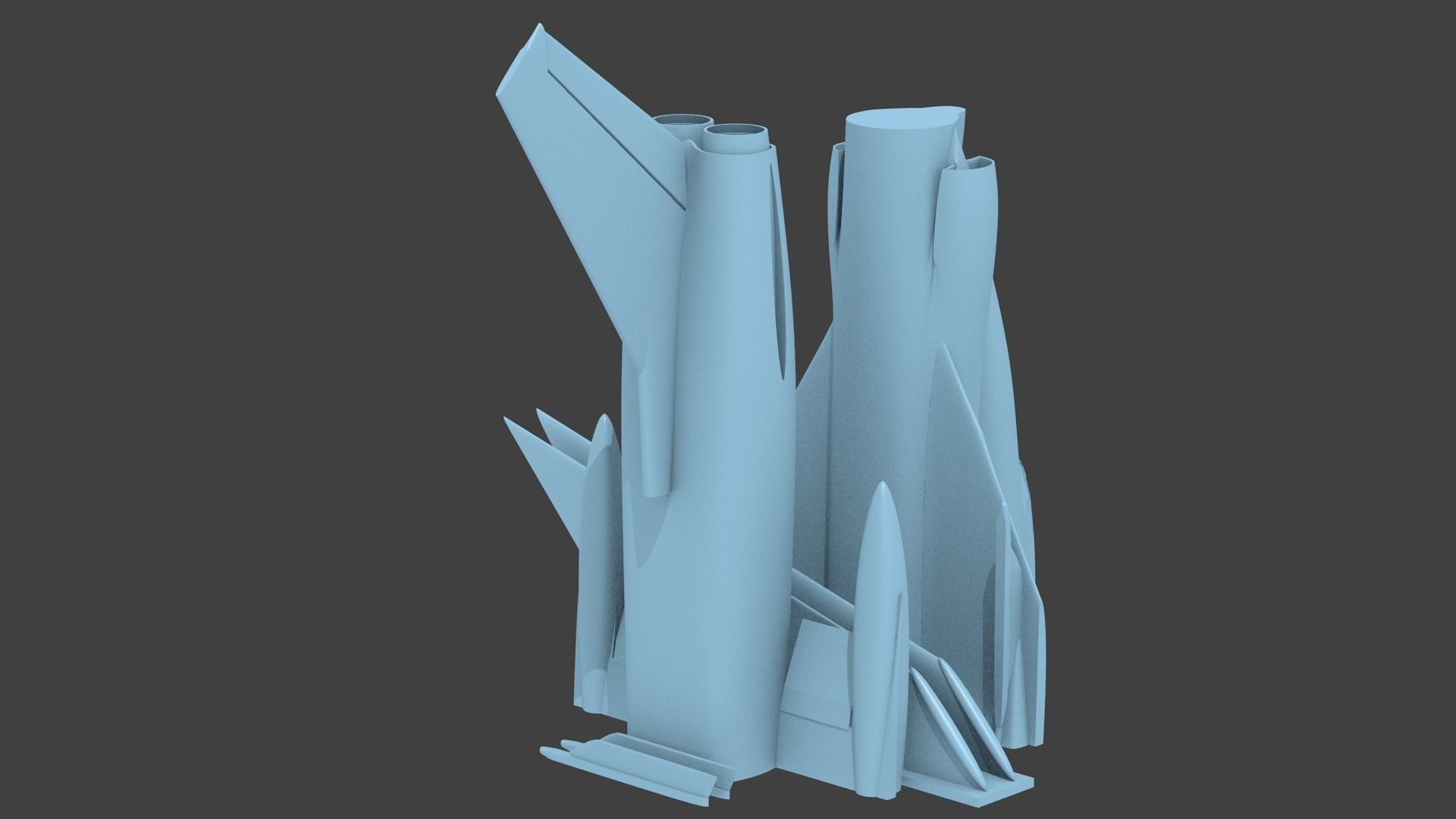 tu-128 3D print model_1