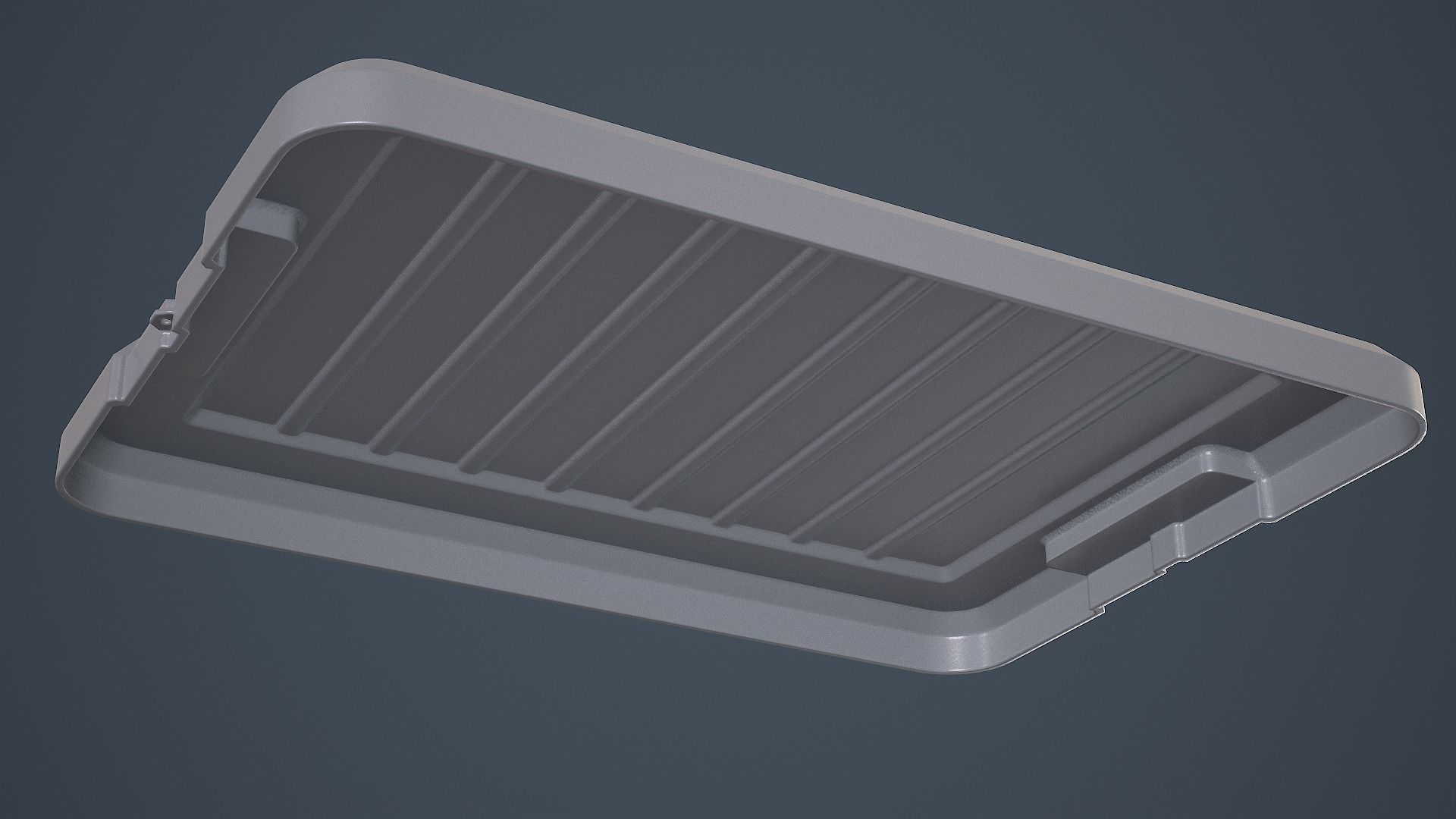 storage box Low-poly 3D model_9