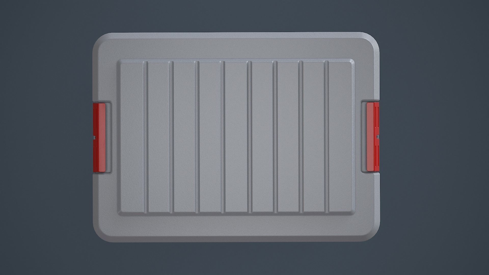 storage box Low-poly 3D model_6