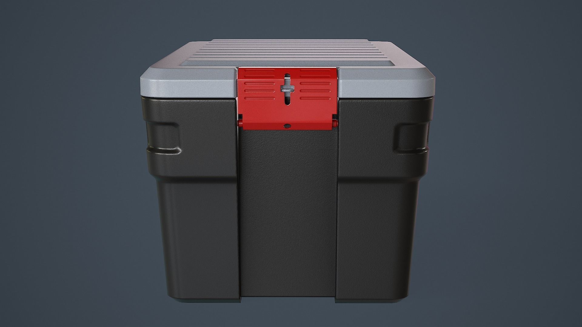 storage box Low-poly 3D model_4
