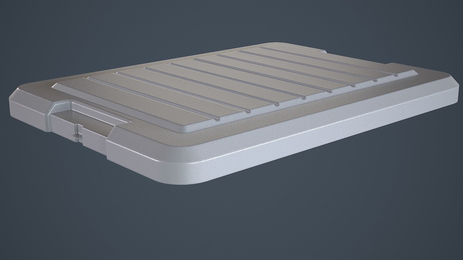 storage box Low-poly 3D model_8