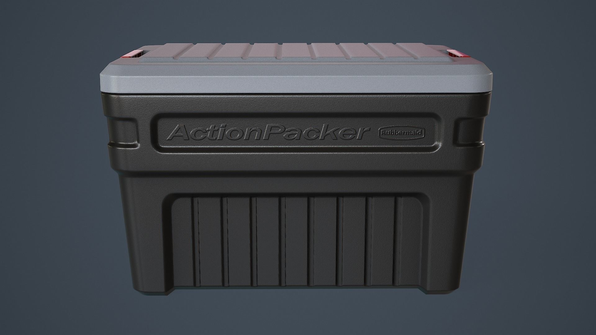 storage box Low-poly 3D model_3