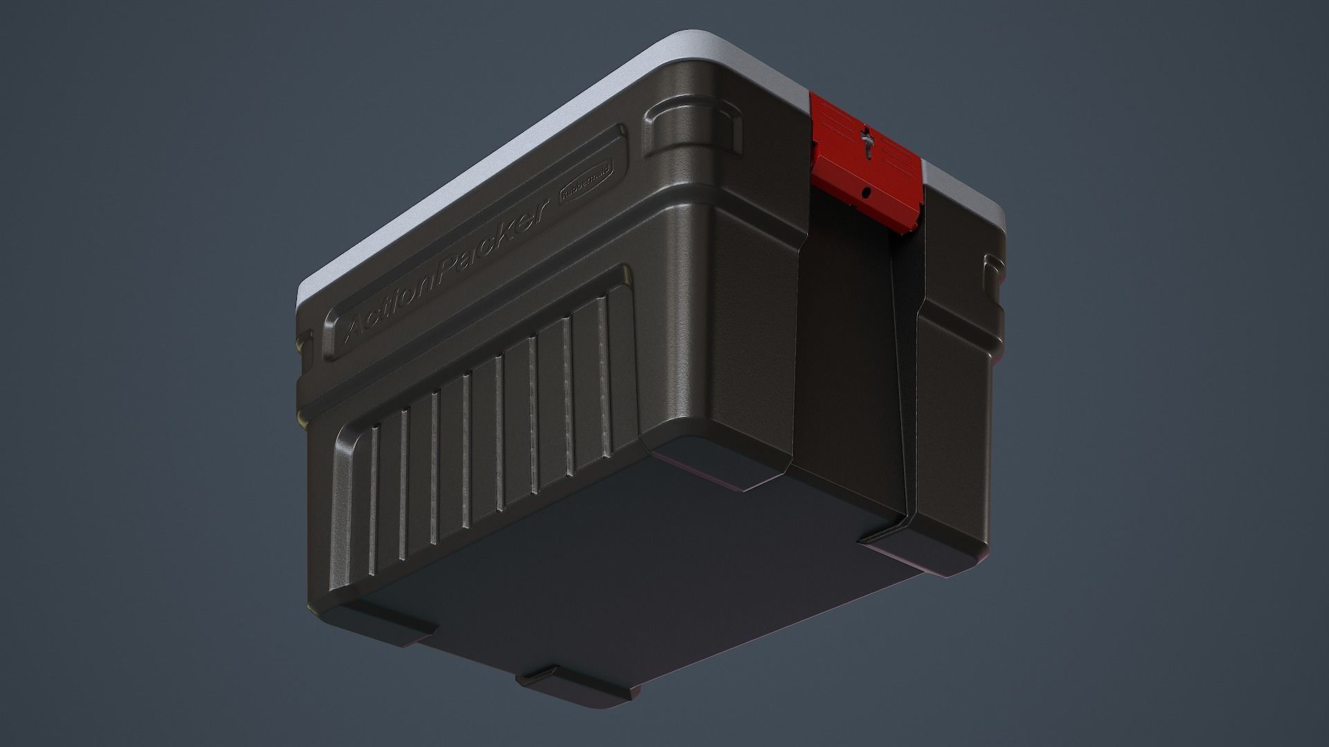 storage box Low-poly 3D model_7