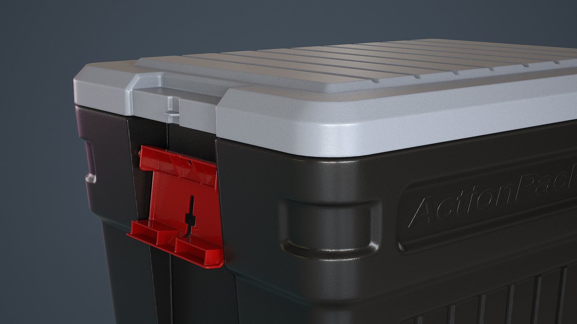 storage box Low-poly 3D model_10