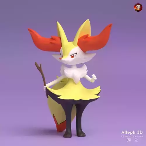 POKEMON BRAIXEN 3D print model