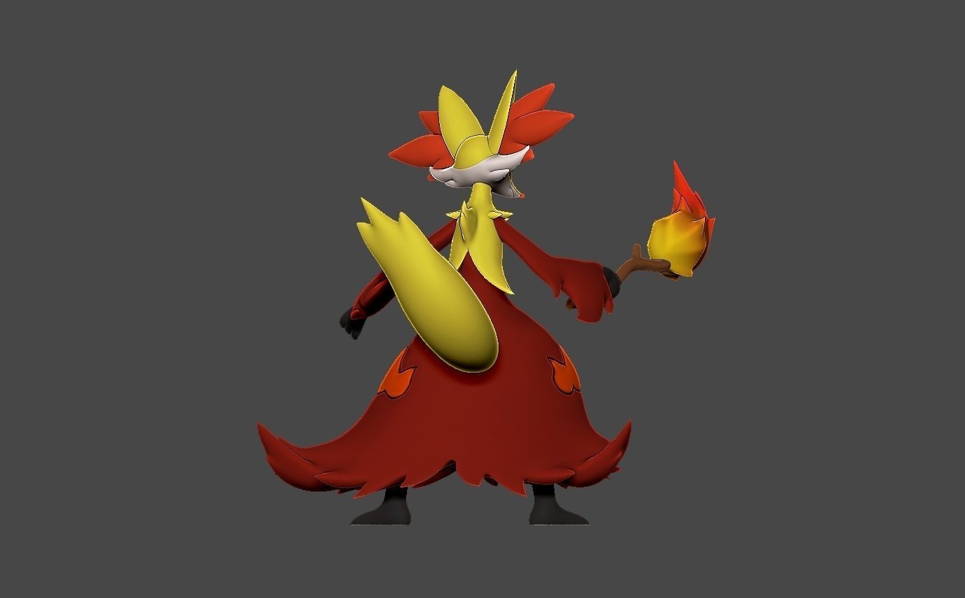 POKEMON DELPHOX 3D print model_7