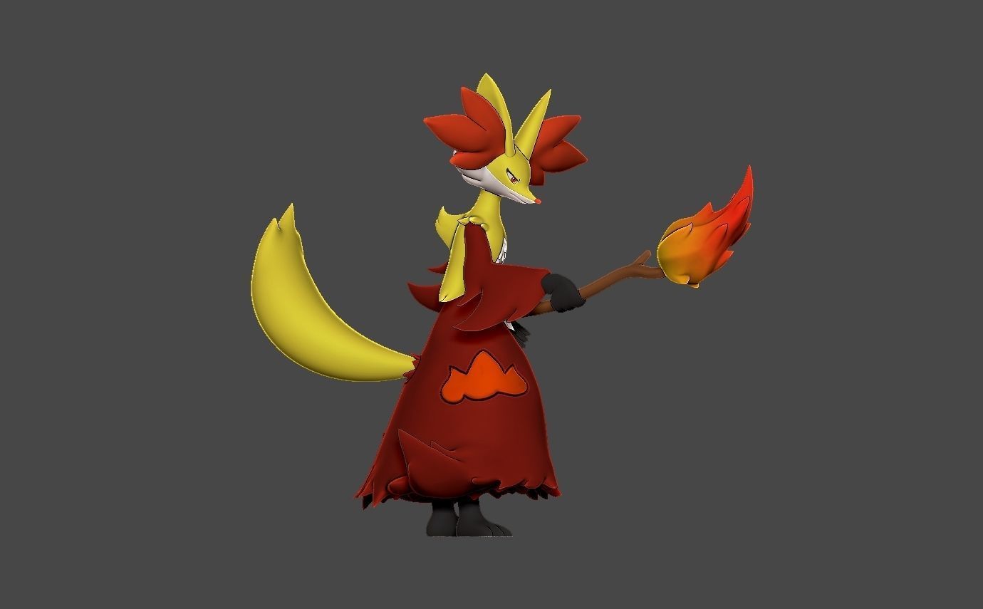 POKEMON DELPHOX 3D print model_5