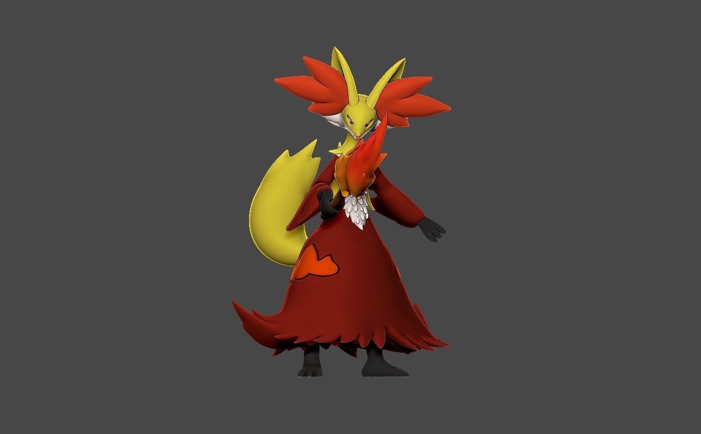 POKEMON DELPHOX 3D print model_3
