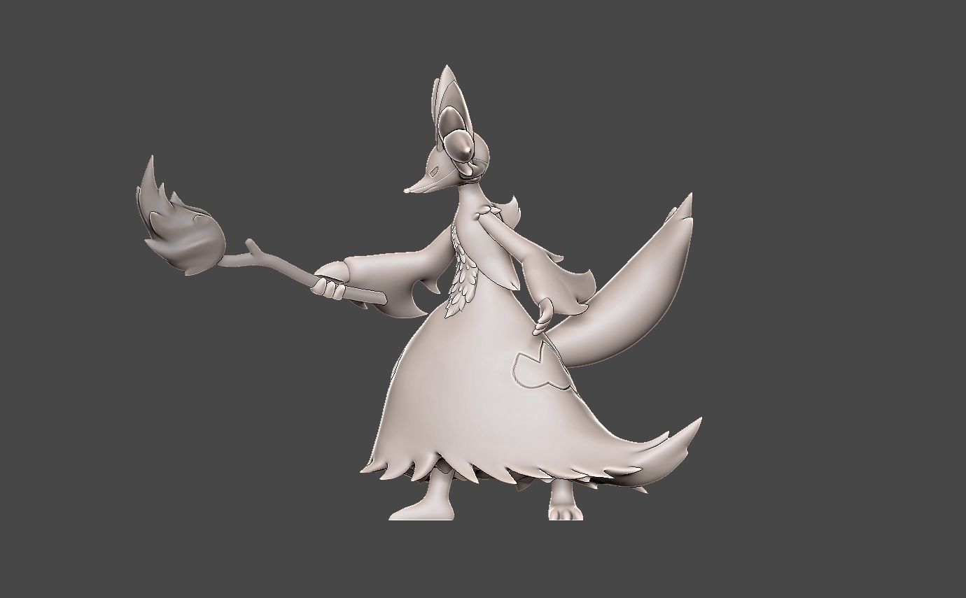 POKEMON DELPHOX 3D print model_10