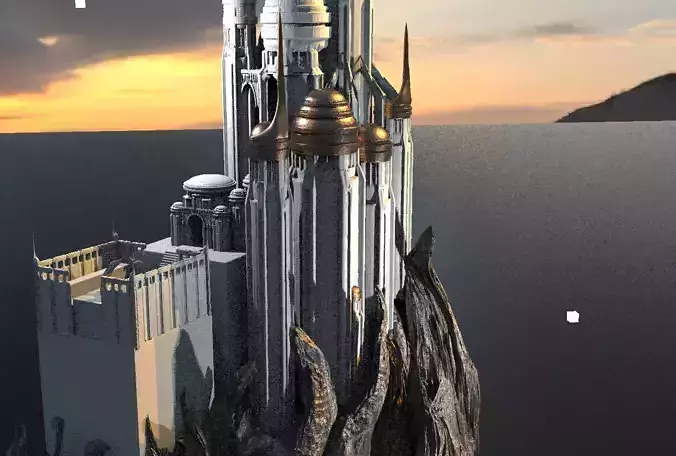 White Marble Palace statue 1