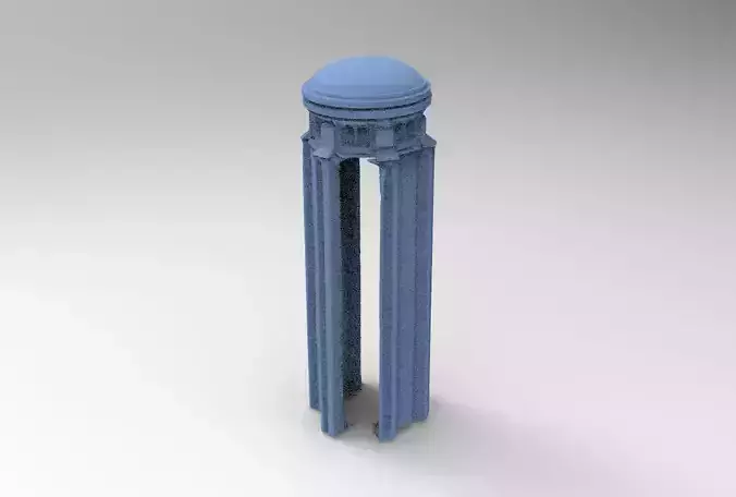 White Marble Palace statue Tower 2