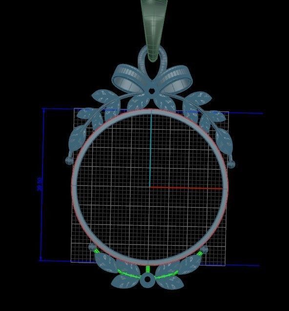 Coin Bezel  3D print model_2