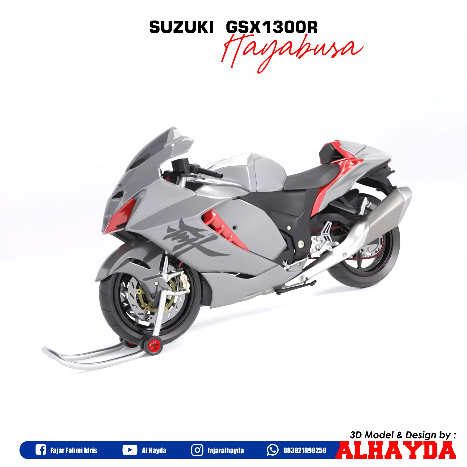 Suzuki Hayabusa  3D model_0