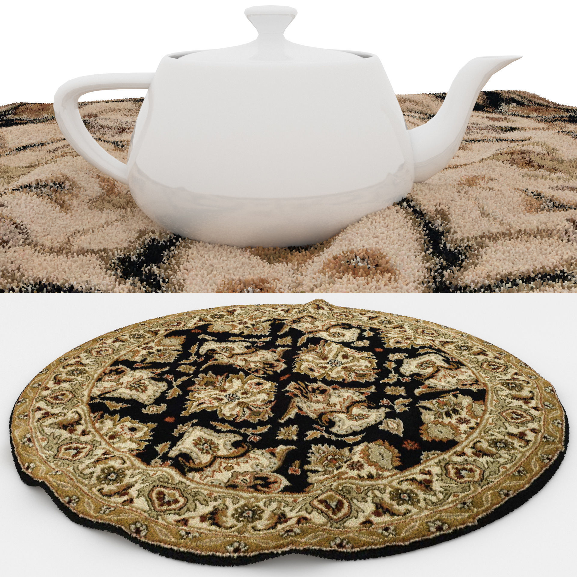 Rugs No 906 Low-poly 3D model_1