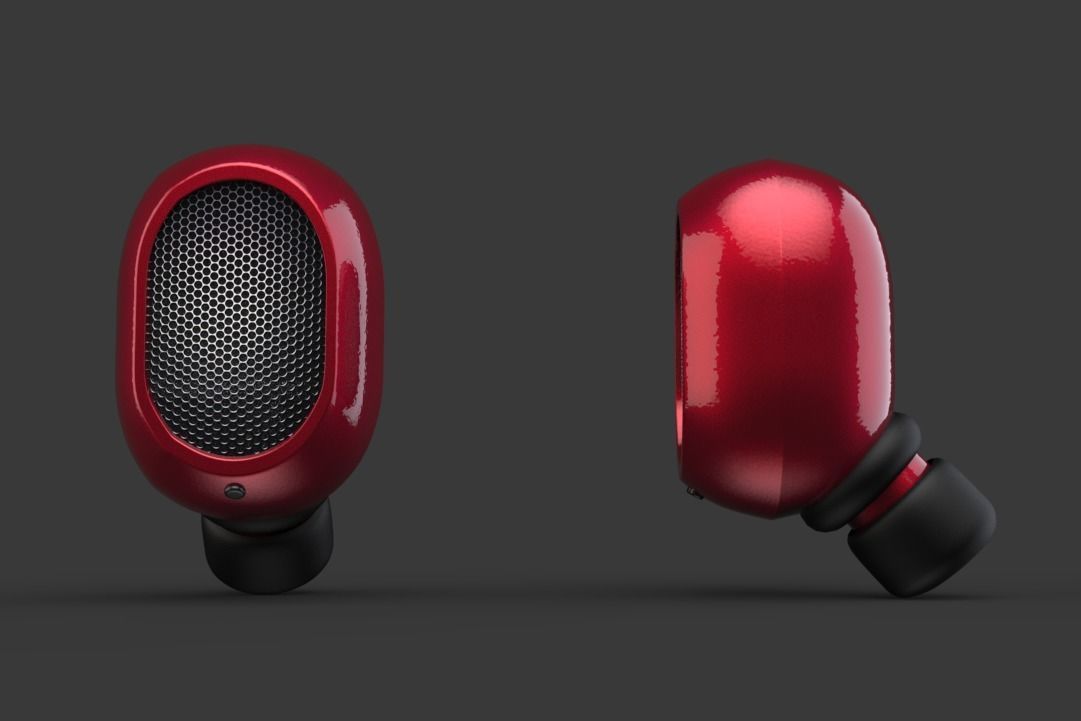 Earbuds 3d model Low-poly 3D model_5