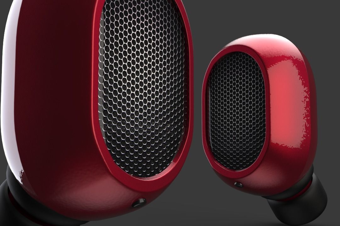 Earbuds 3d model Low-poly 3D model_2