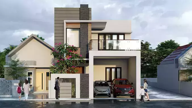 3d model and Scene lumion 10 