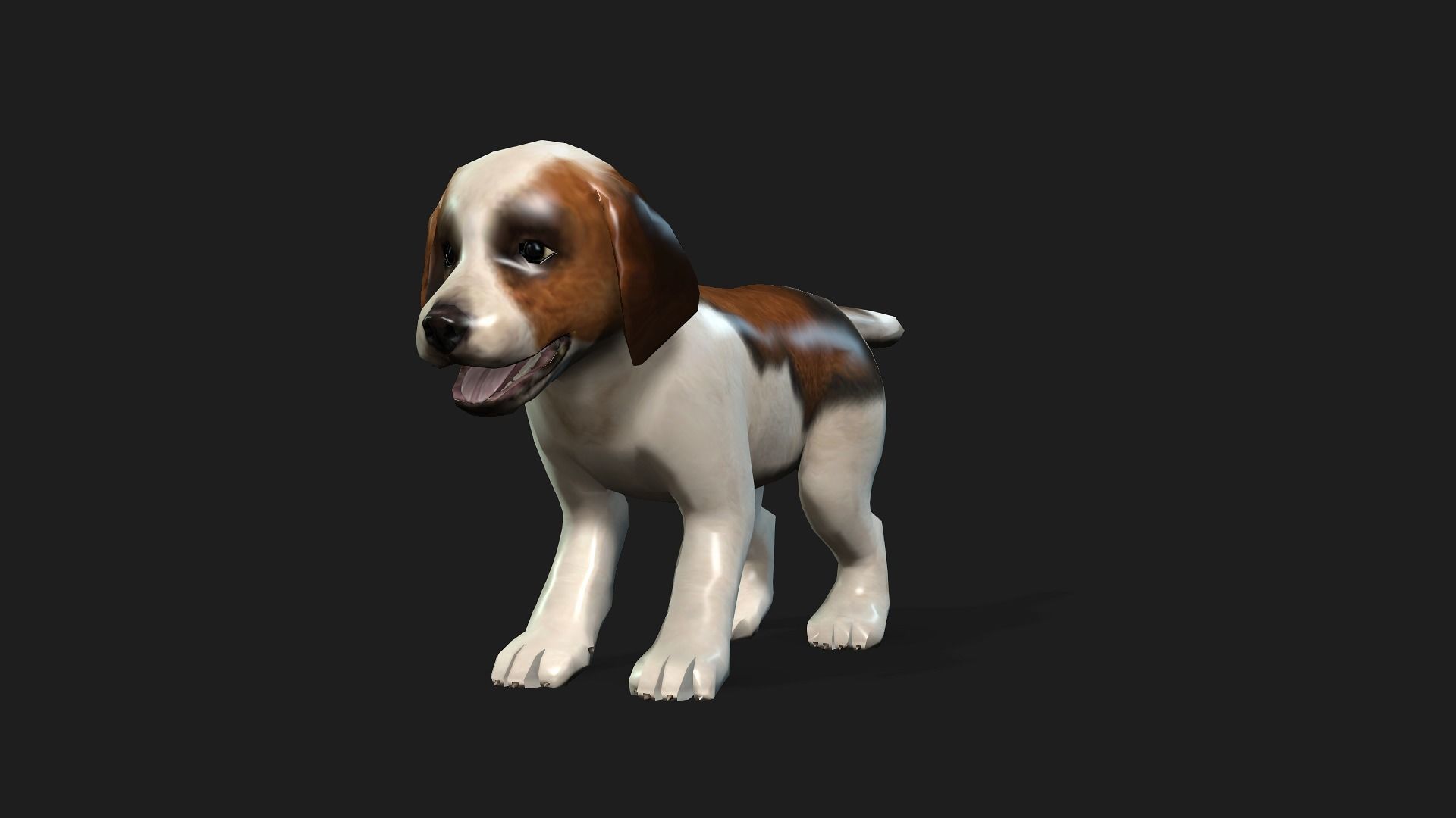 13 Dogs Pack 3D Model Collection Low-poly 3D model_14