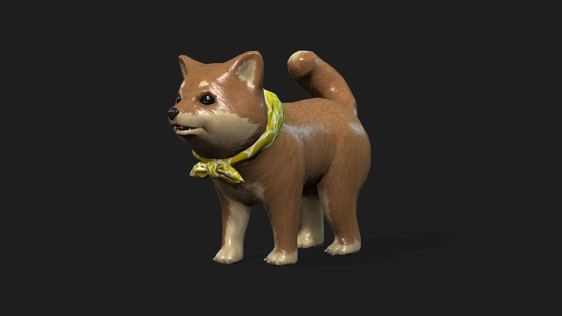 13 Dogs Pack 3D Model Collection Low-poly 3D model_13