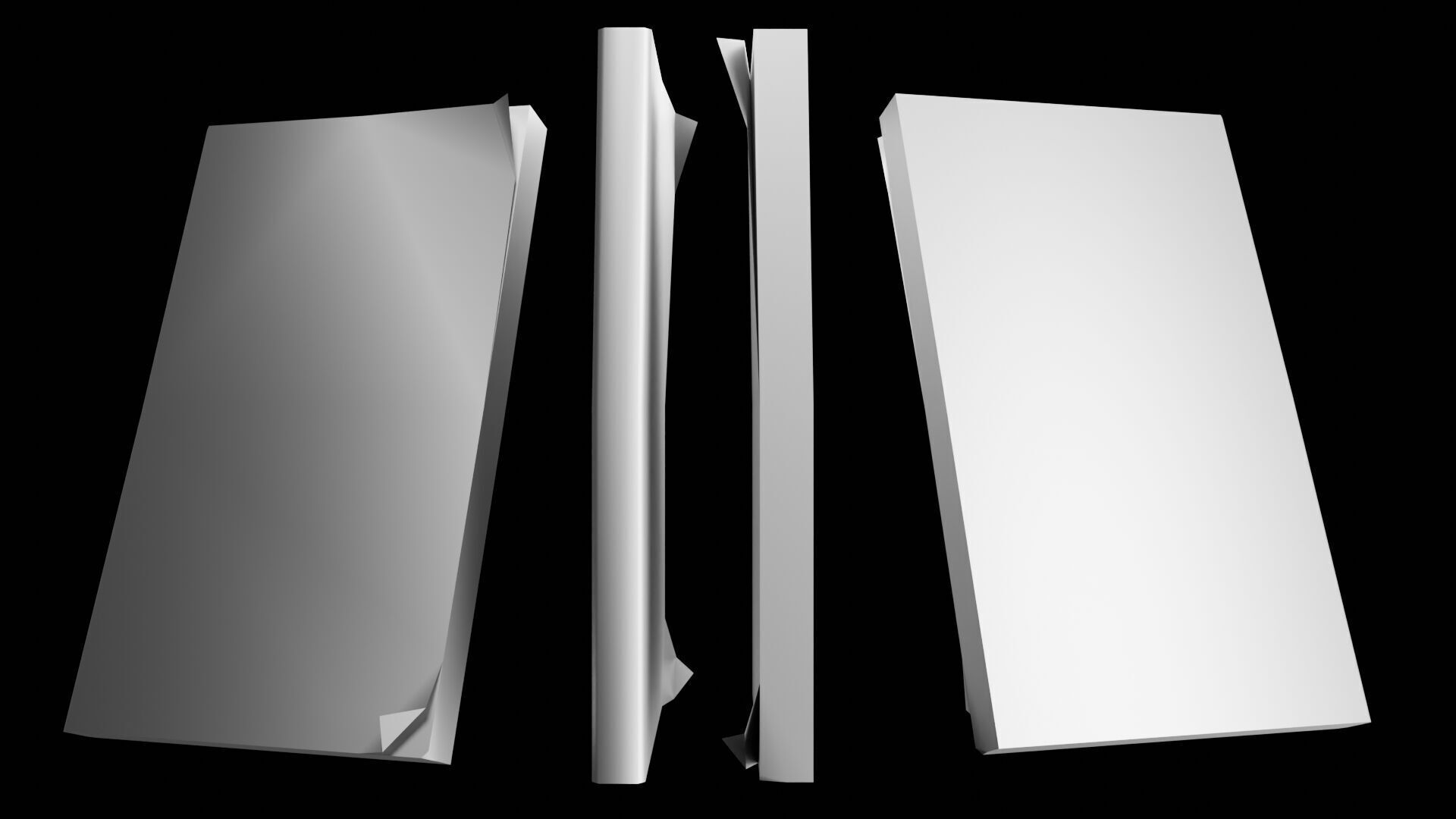 Book Set Low-poly 3D model_131