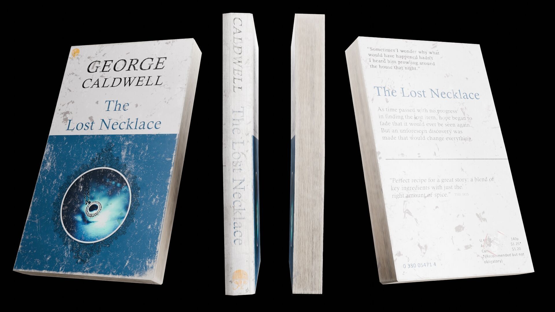 Book Set Low-poly 3D model_114