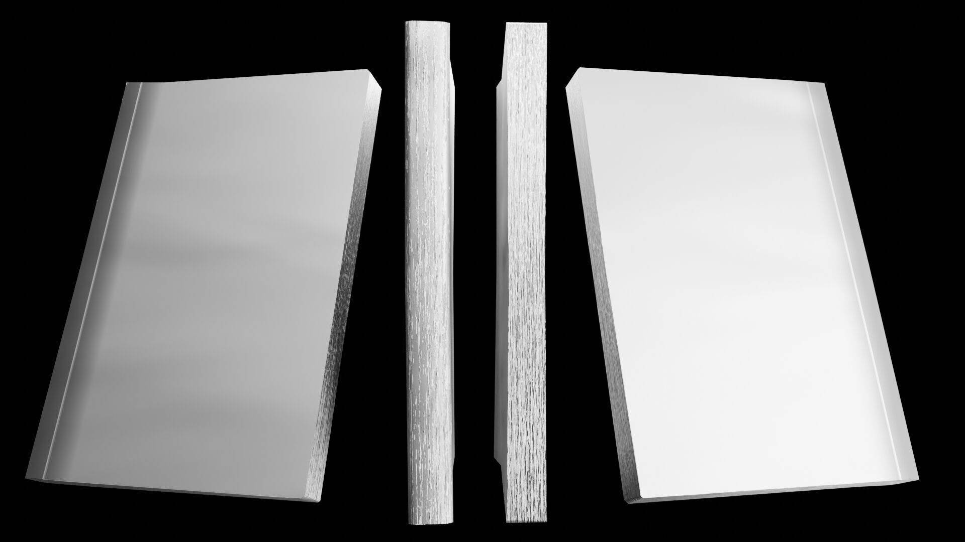 Book Set Low-poly 3D model_97