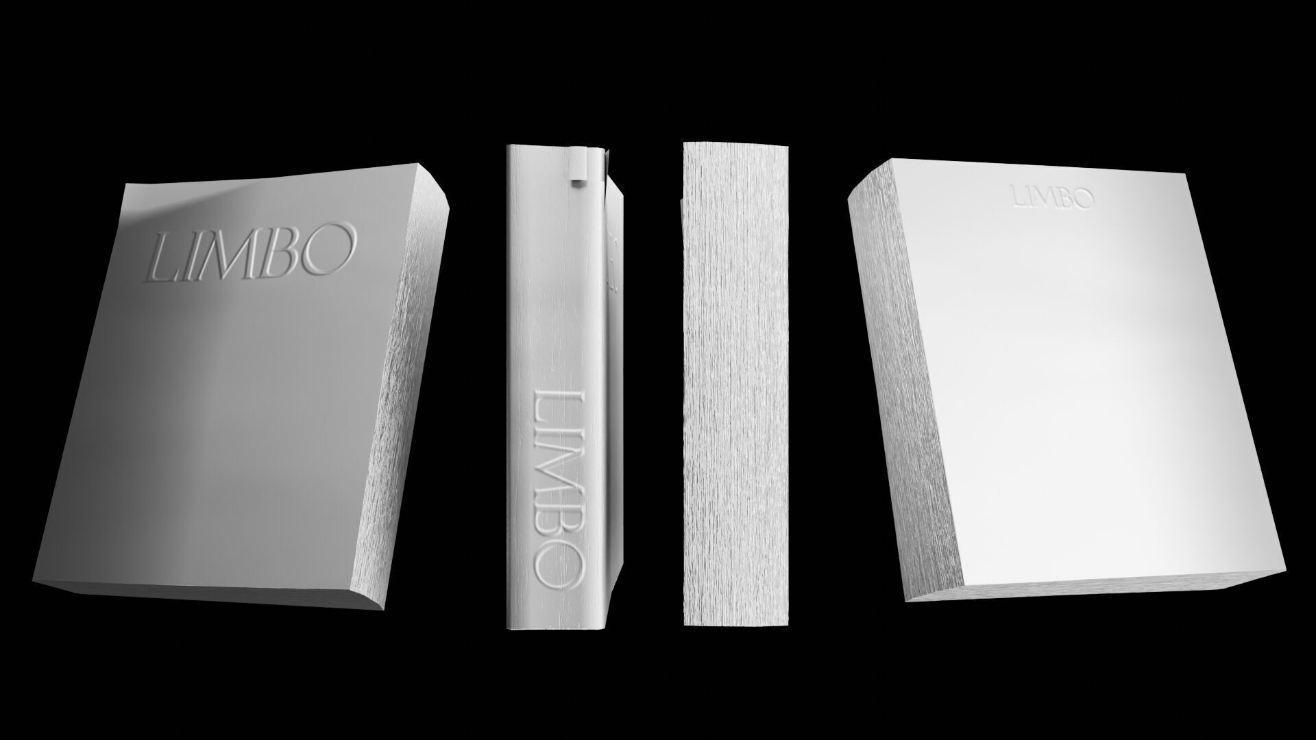 Book Set Low-poly 3D model_62