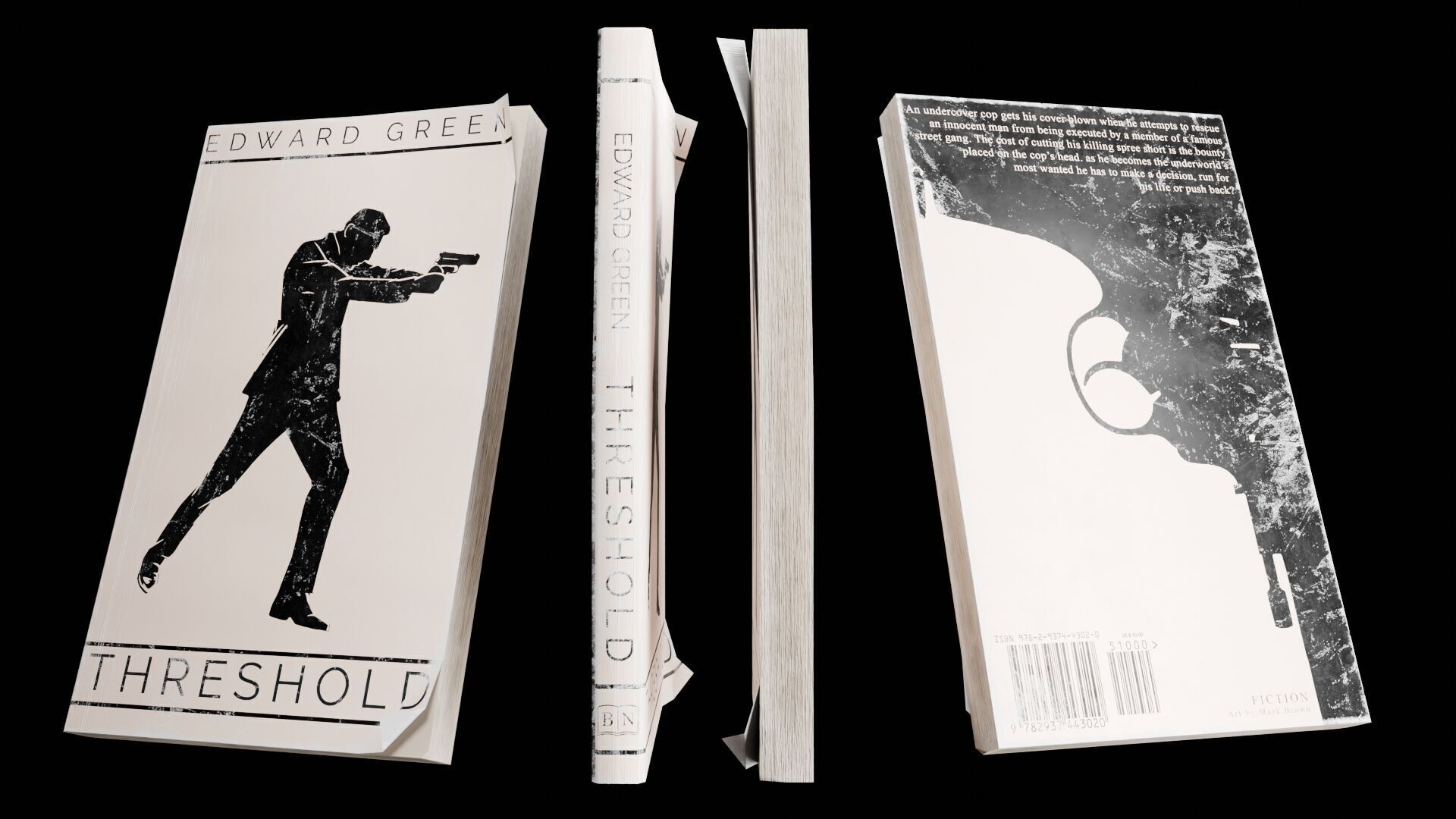 Book Set Low-poly 3D model_129