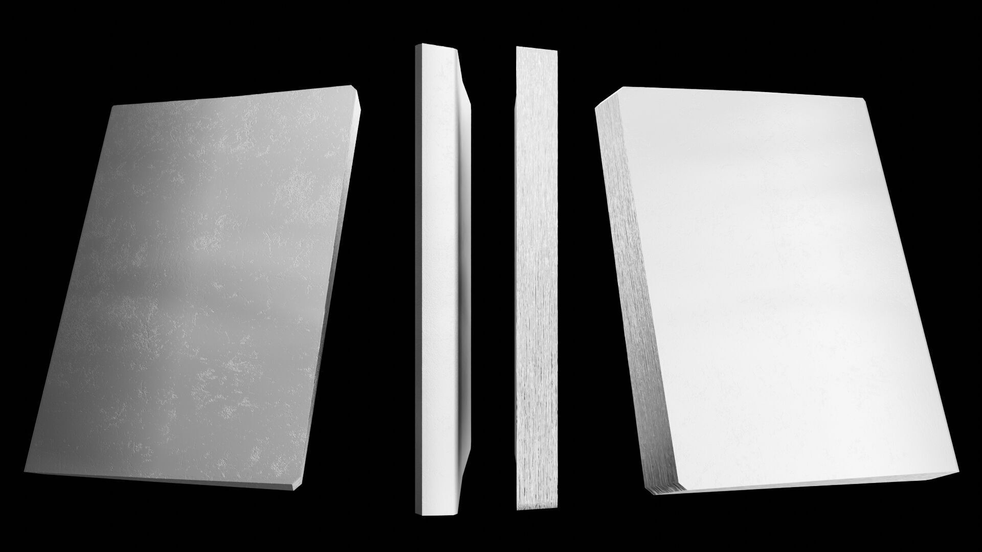 Book Set Low-poly 3D model_102