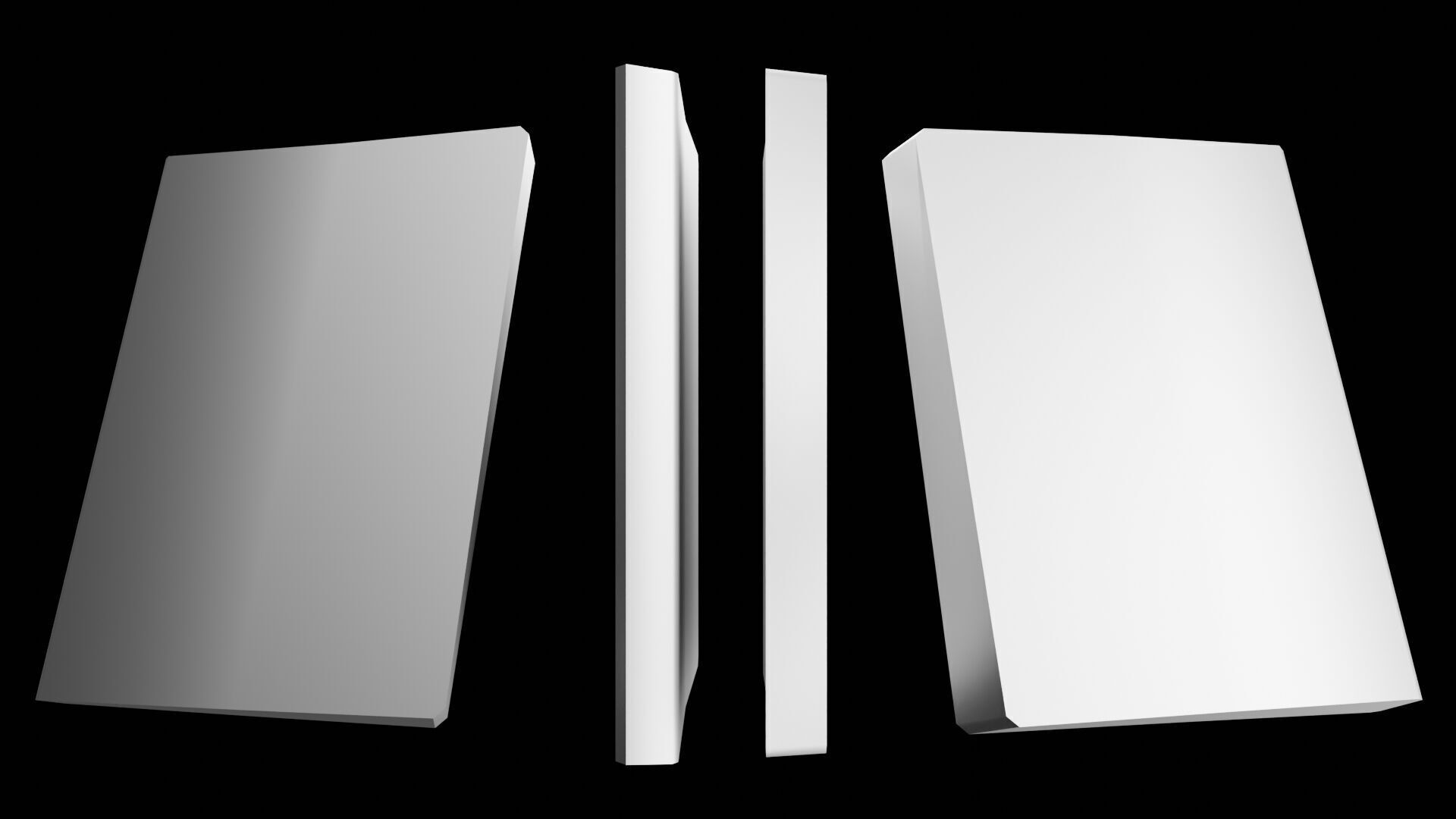 Book Set Low-poly 3D model_101