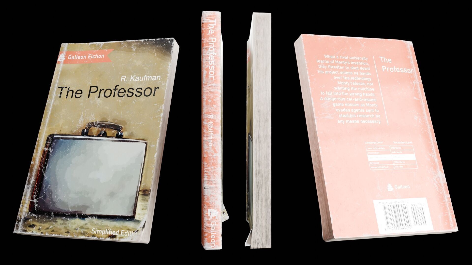 Book Set Low-poly 3D model_119