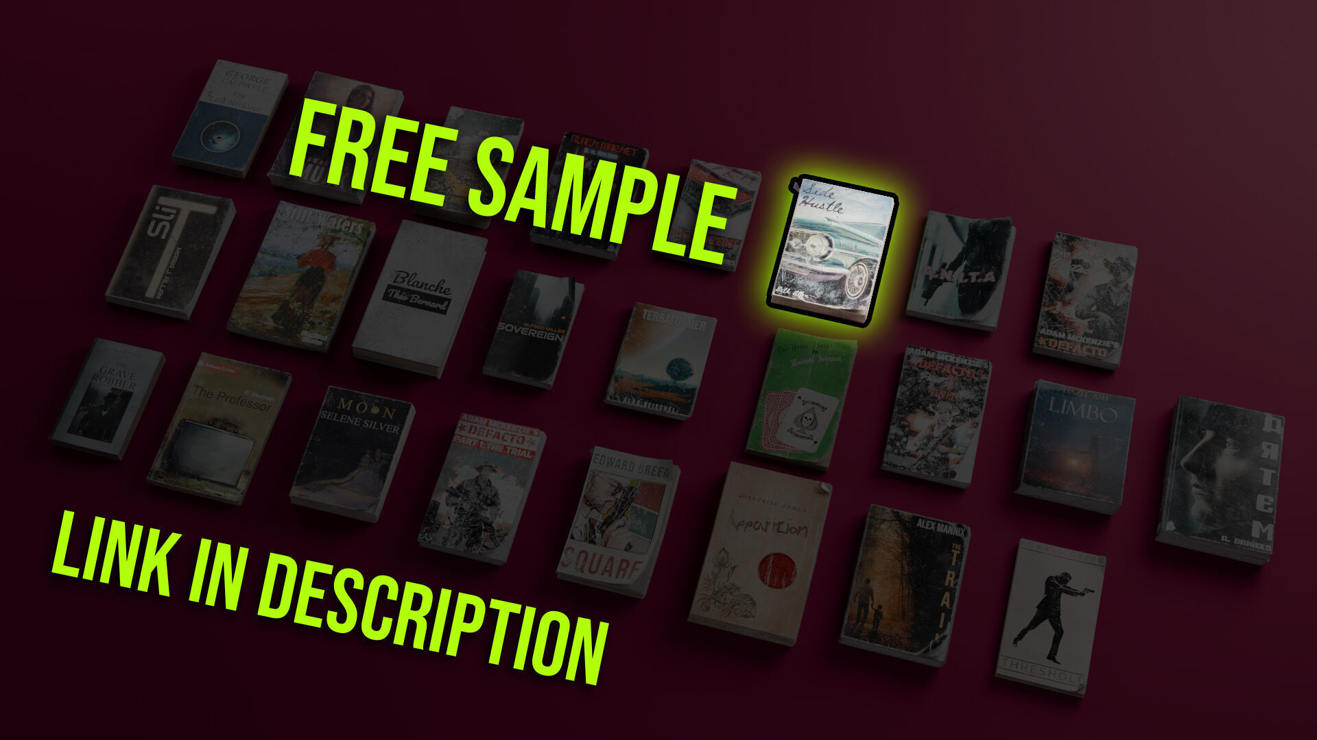 Book Set Low-poly 3D model_3