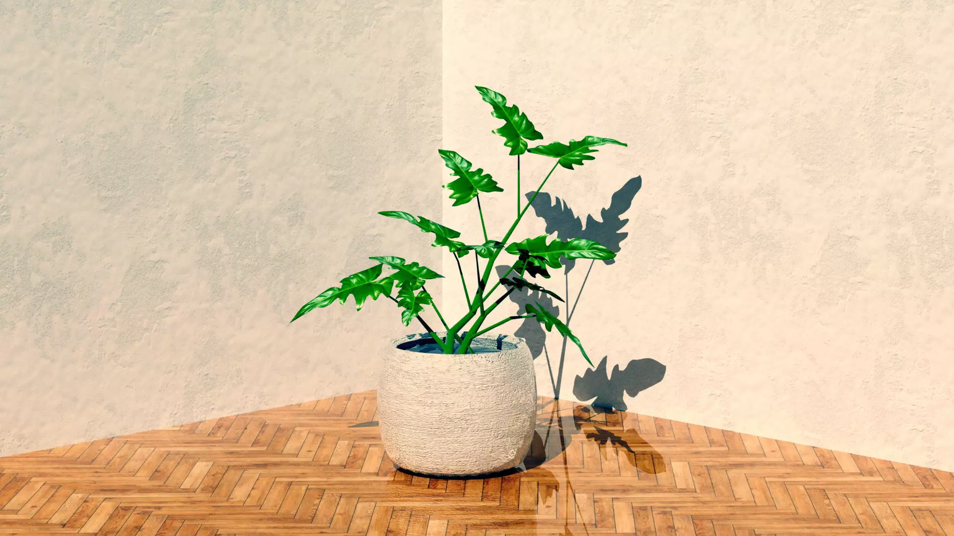 Living room Plant Free 3D model