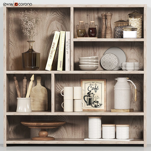 Kitchen accessories 04 3D model