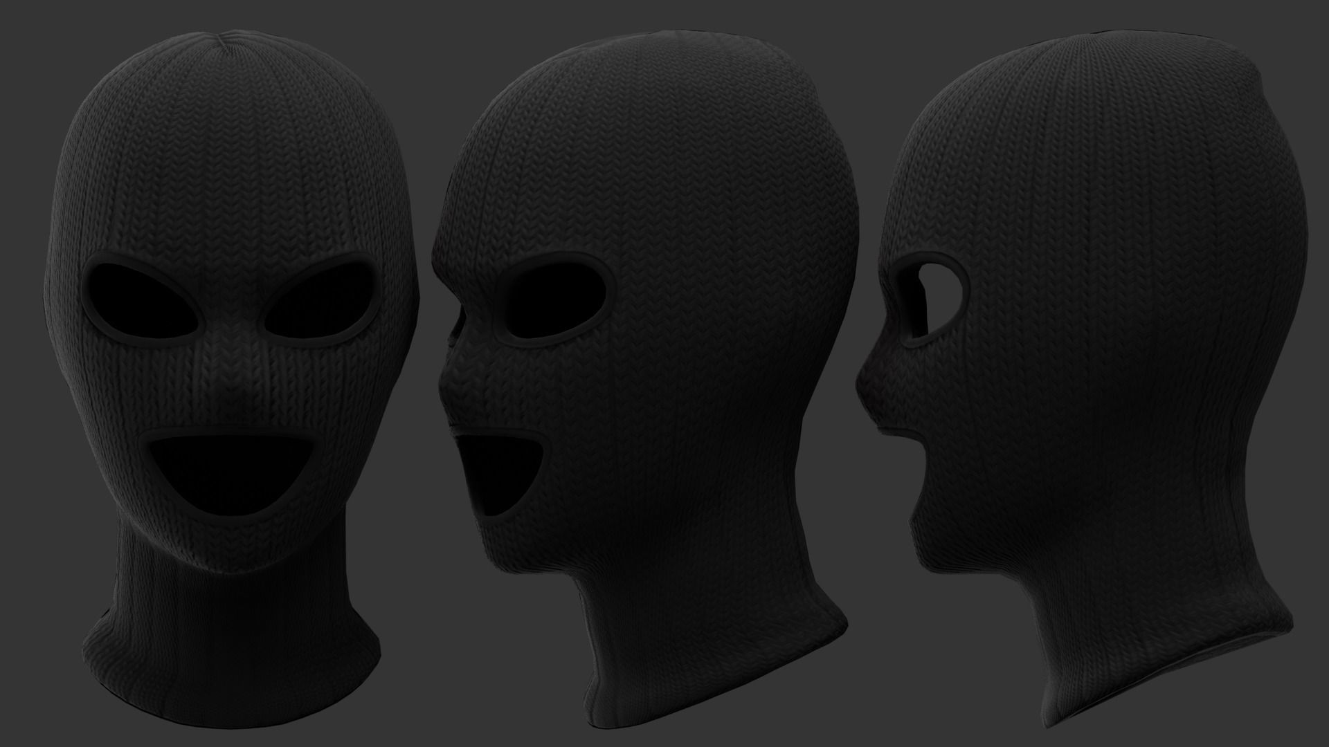  headgear Low-poly 3D model_1