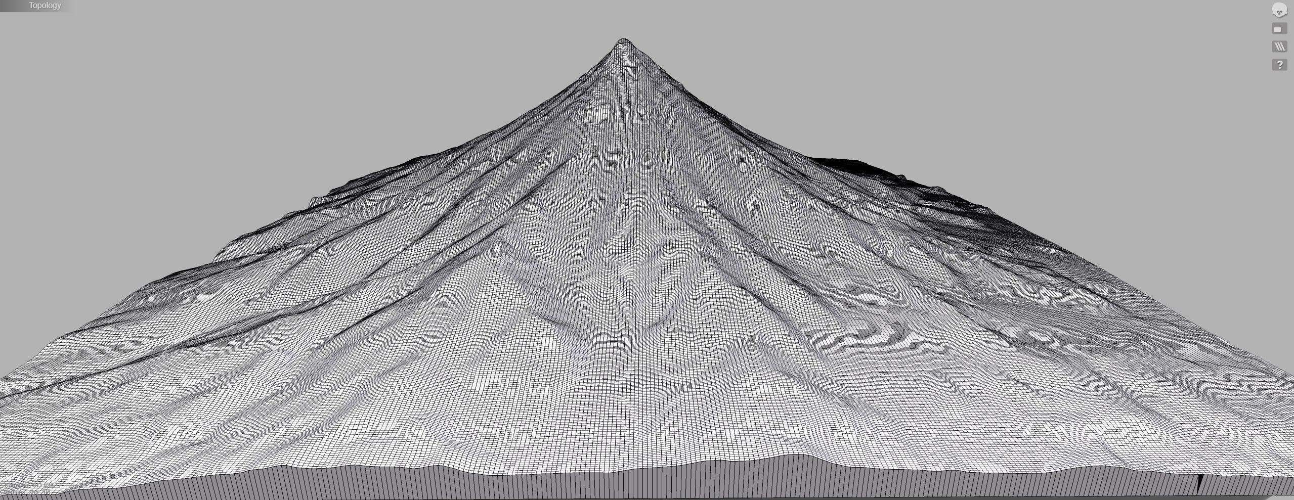 Volcano Kronotskaya Sopka Kamchatka  3D model_10