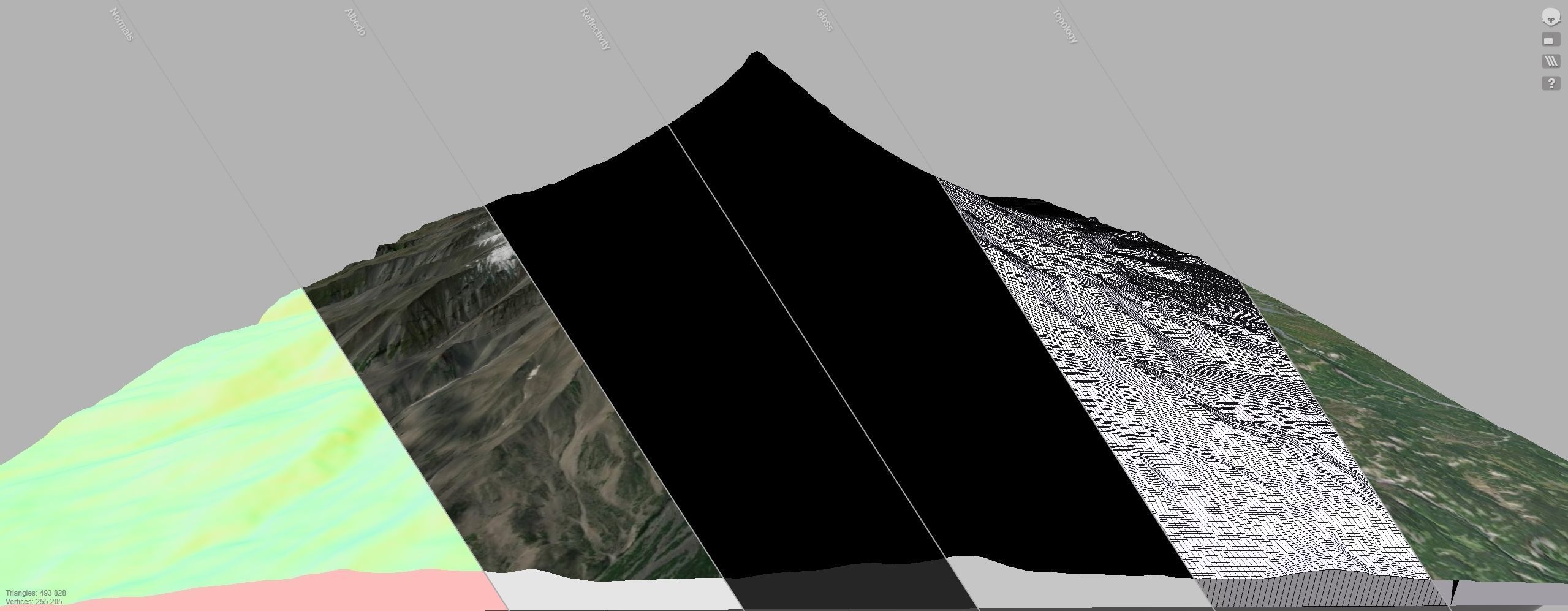 Volcano Kronotskaya Sopka Kamchatka  3D model_9