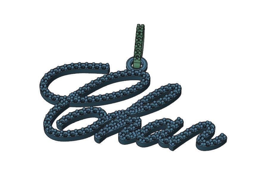 Name Plate  3D print model_3