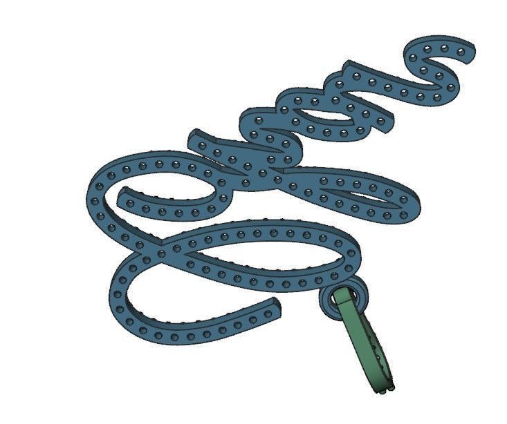 Name Plate  3D print model_2