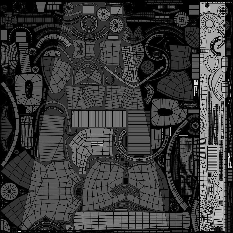 Sci-fi Drone 03 Low-poly 3D model_23