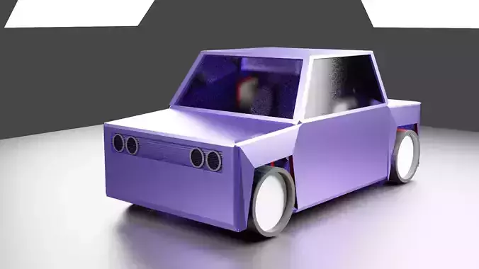 City pack Low-poly 3D model