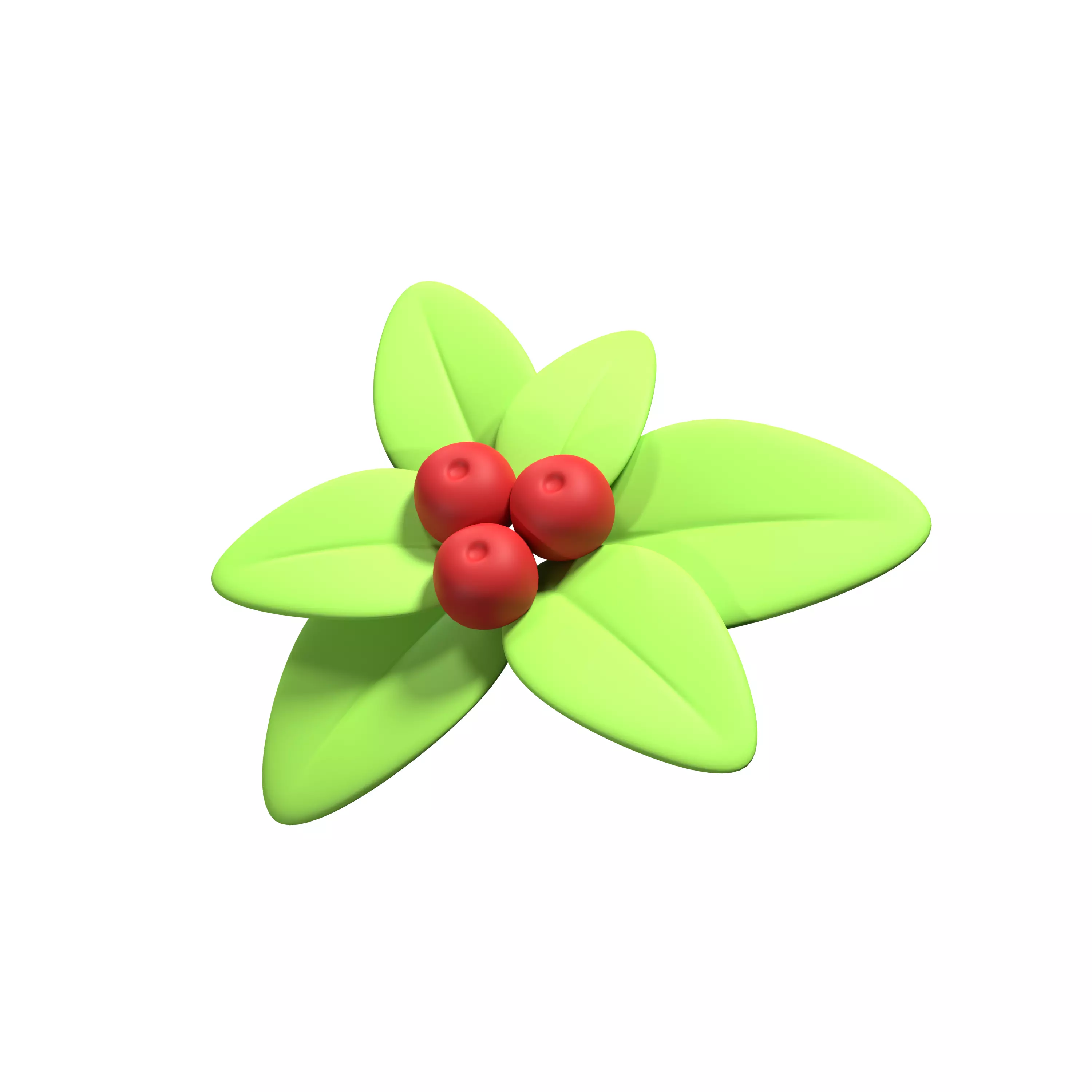mistletoe 3D model_0