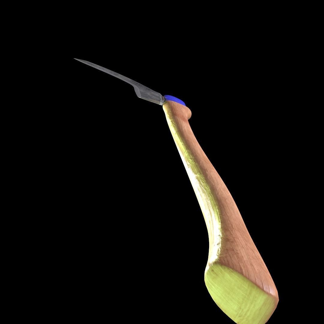 Zombie handmade weapons Low-poly 3D model_22